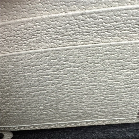 Gucci GG Canvas Leather Zippy Beige Tan Continental Zip Around Long Wallet